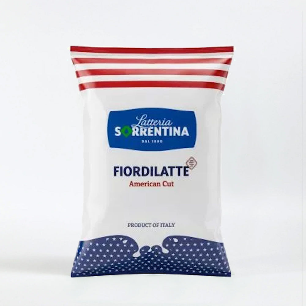 Latteria Sorrentina Fior di Latte Mozzarella Cheese - American Thin Cut 2kg
