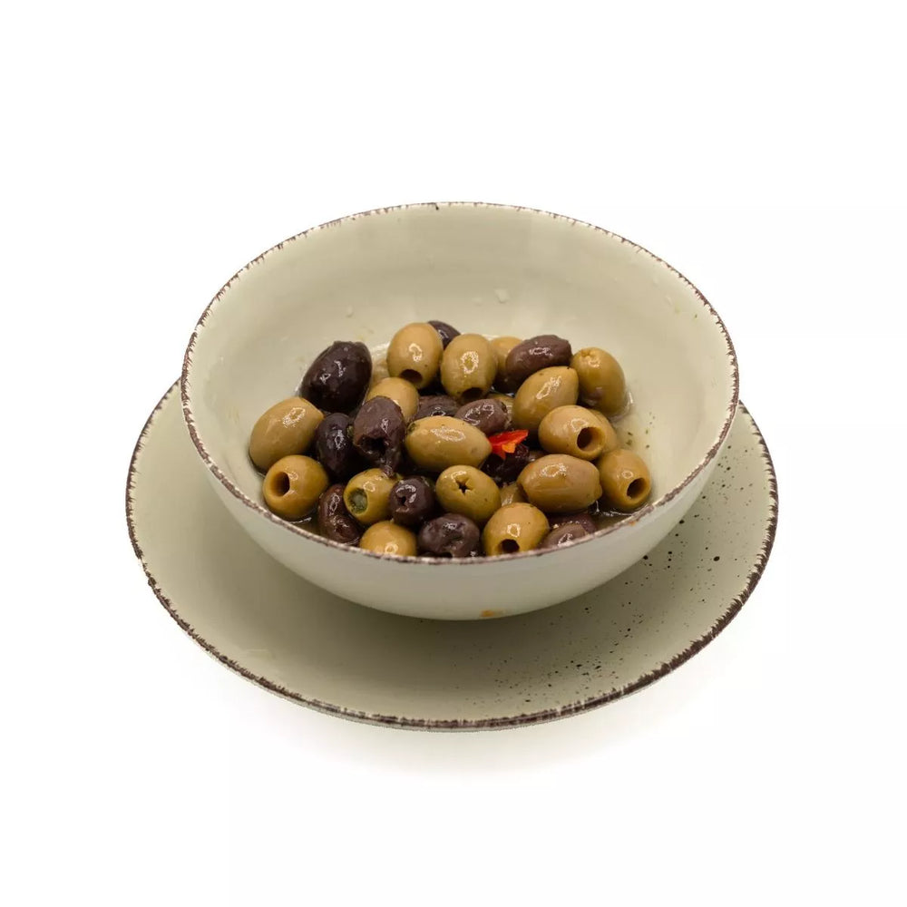 Sapori D'Italia Mistoliva Pitted Mixed Green & Black Olives - 1kg & 3kg