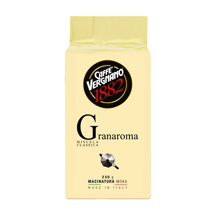 Caffè Vergnano Granaroma Moka Ground Coffee - 250g