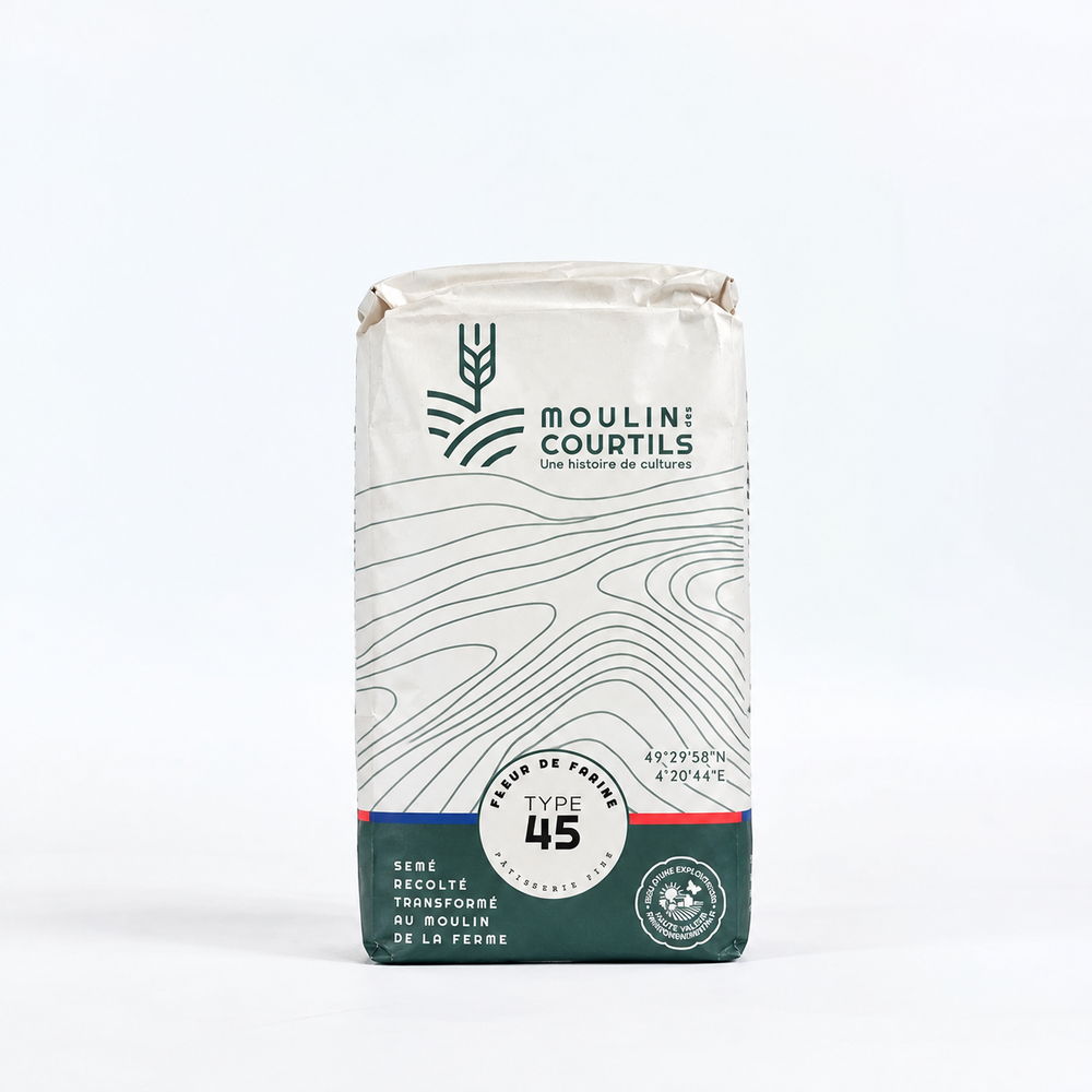 Moulin des Courtils T45 Gruau French Patisserie Flour