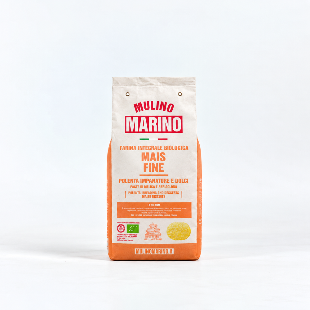 Mulino Marino Organic Fine Maize Cornmeal - 1kg