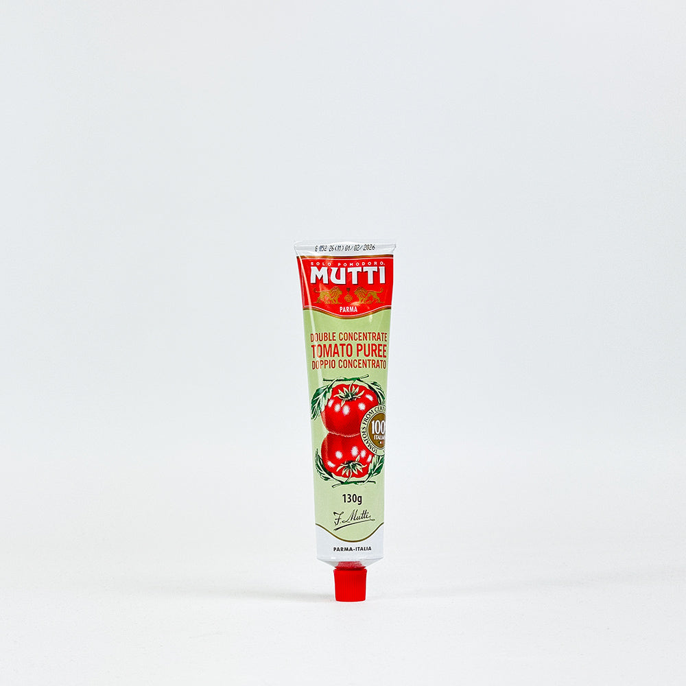 Mutti Double Concentrated Tomato Paste (Doppio Concentrato), 4.5 Oz. Tube | 12 Pack | Italy's #1 Brand Of Tomatoes | Tube Tomato Paste | Vegan Friendly & Gluten Free