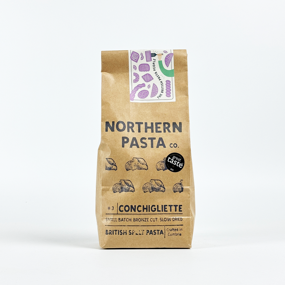 Northern Pasta Co. Conchigliette Artisan British Spelt Pasta - 450g