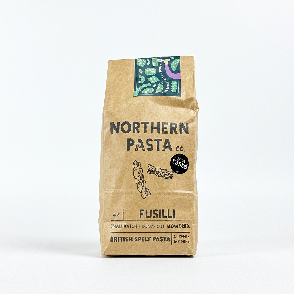 Northern Pasta Co. Fusilli Artisan British Spelt Pasta - 450g