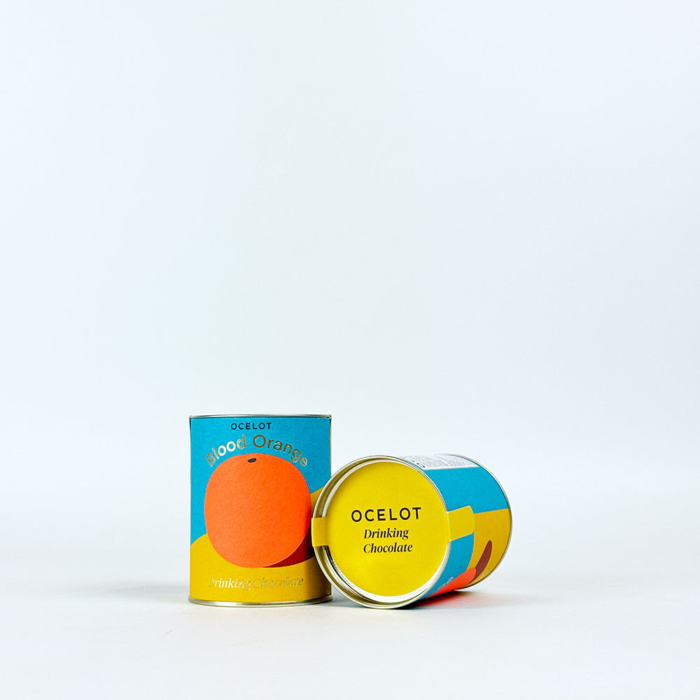 Ocelot Organic 70% Dark Chocolate Blood Orange Drinking Chocolate - 200g