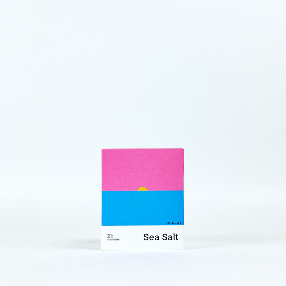 Ocelot Organic 70% Dark Chocolate Sea Salt Chocolate Bar - 70g