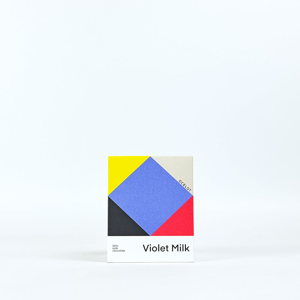 Ocelot Organic 55% Dark Milk Violet Milk Chocolate Bar - 70g