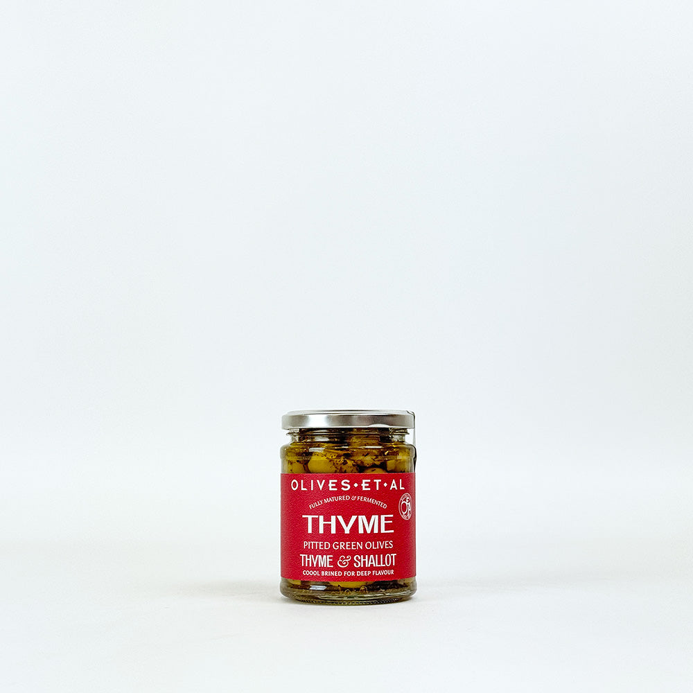 Olives Et Al Thyme, Shallot & Lemon Pitted Green Olives - 270g