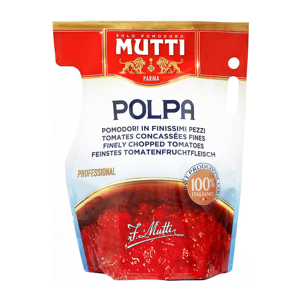 Mutti Italian Polpa Finely Chopped Tomatoes - 5kg Pouch