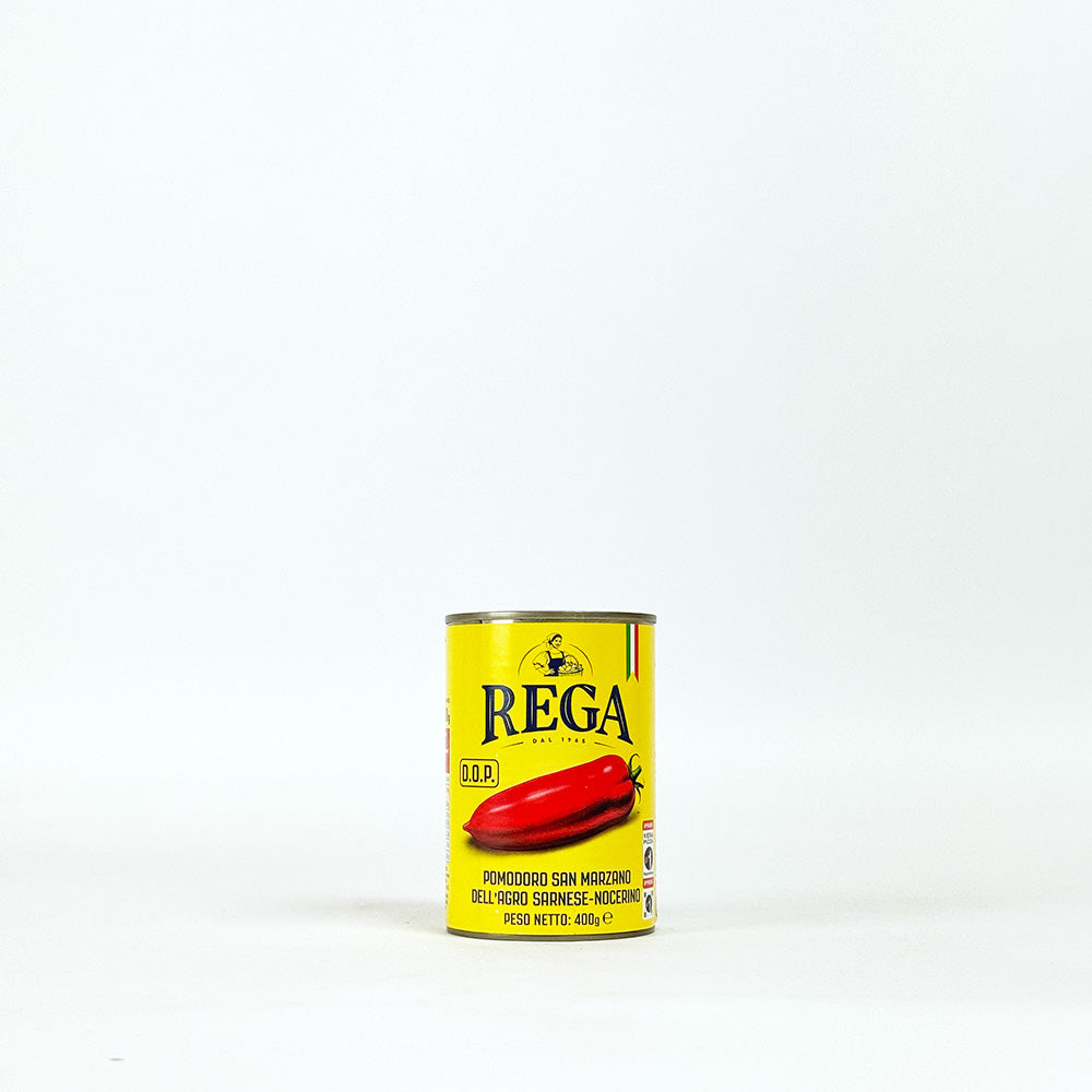 Rega San Marzano DOP Authentic Whole Peeled Plum Tomatoes - 400g Tin