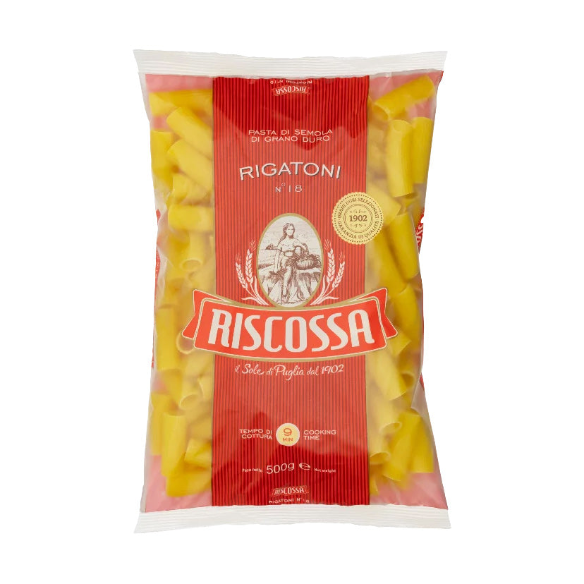 Riscossa Rigatoni Italian Dried Pasta - 500g
