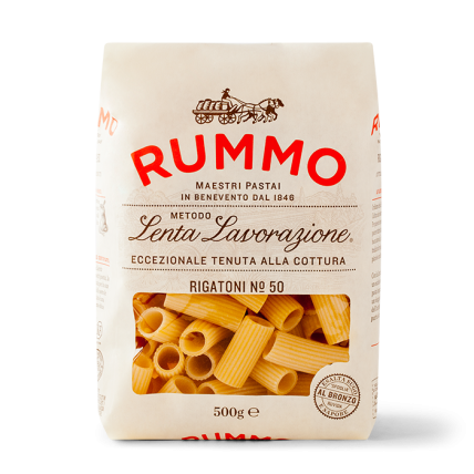 Rummo Rigatoni No.50 Italian Dried Pasta - 500g