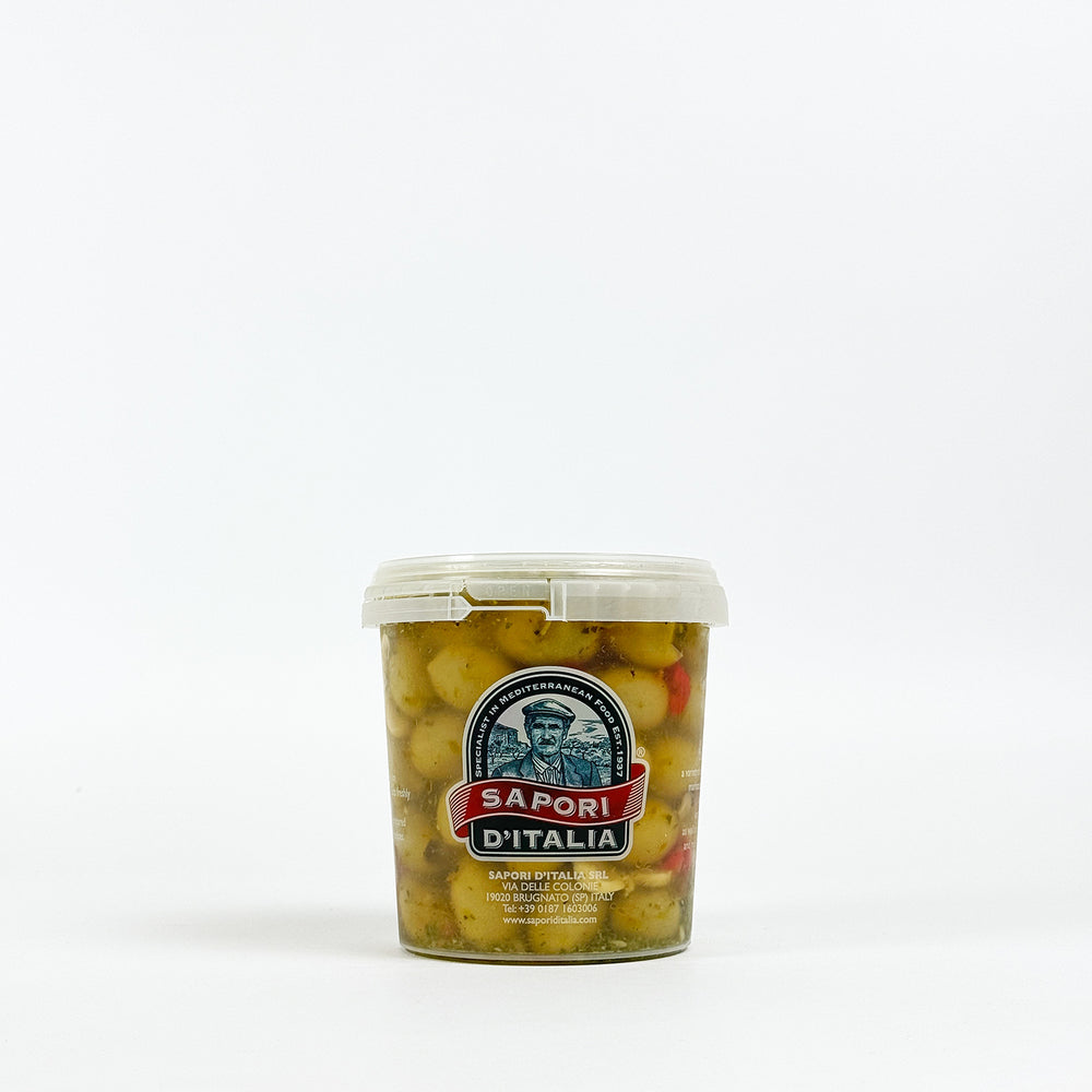 Sapori D'Italia Boscaiola Pitted Green Olives - 1kg