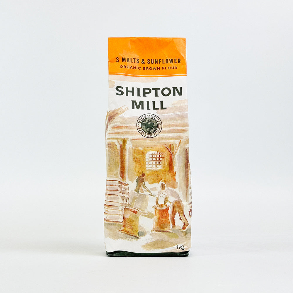 Shipton Mill Organic Three Malts & Sunflower Brown Flour