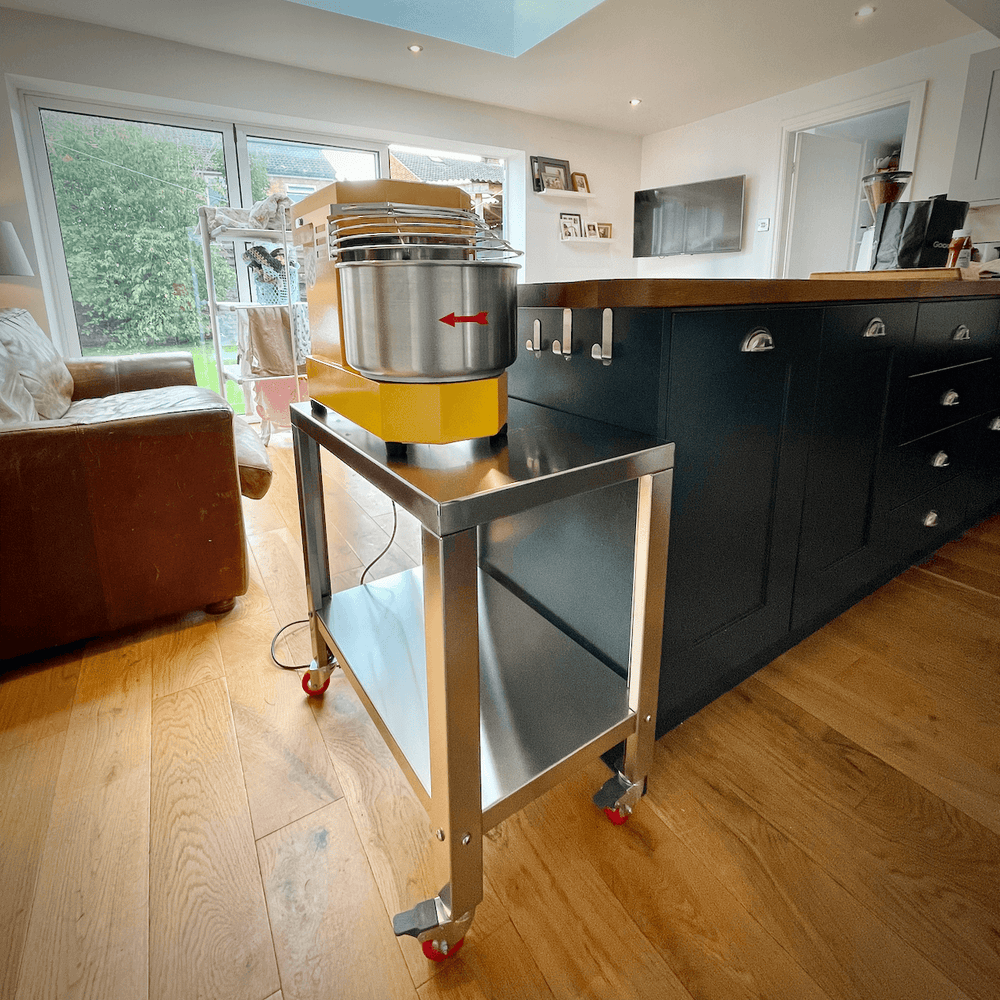 SUNMIX SPIRAL MIXER TROLLEY - Pizza Solutions