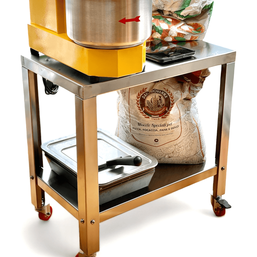 SUNMIX SPIRAL MIXER TROLLEY - Pizza Solutions