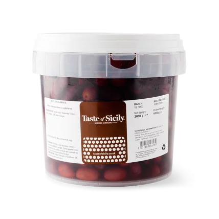 Taste of Sicily Whole Kalamata Olives - 3kg