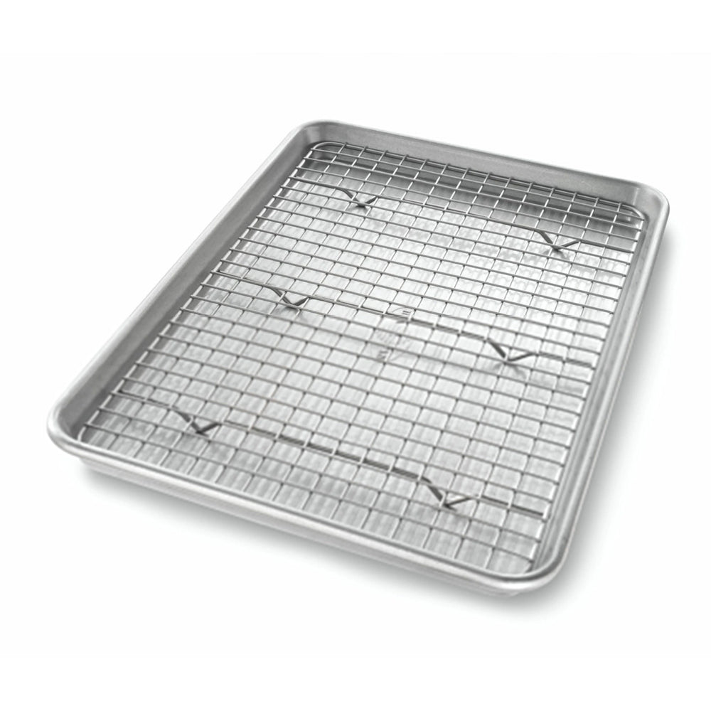 USA Pan Jelly Roll Pan & Baking Rack Set - 37 x 25 x 2.5cm