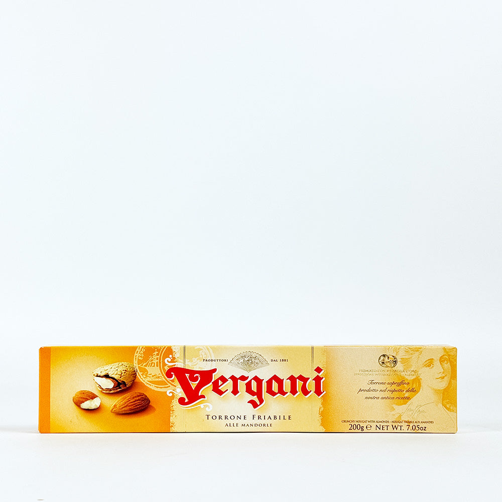 Vergani Crunchy Nougat with Almonds - 200g