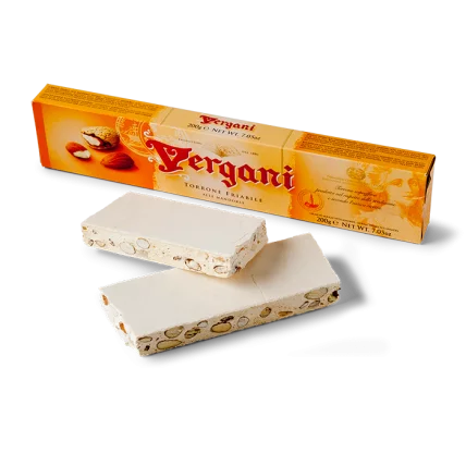 Vergani Crunchy Nougat with Almonds - 200g