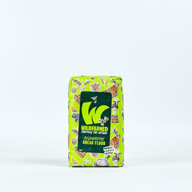 Wildfarmed White Bread Flour T65 bag, a regenerative artisan bread flour