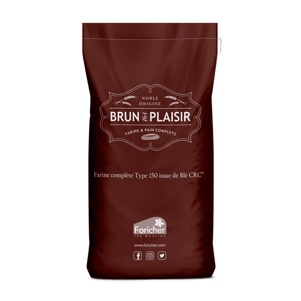 Foricher Brun de Plaisir CRC® T150 French Wholemeal Flour - Label Rouge - Ratton Pantry