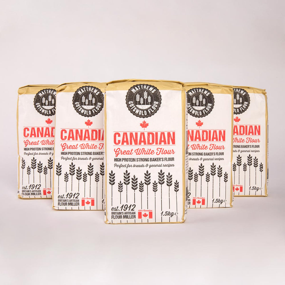 Matthews Cotswold 100% Canadian Great White Flour 1.5kg, 4.5kg & 7.5kg