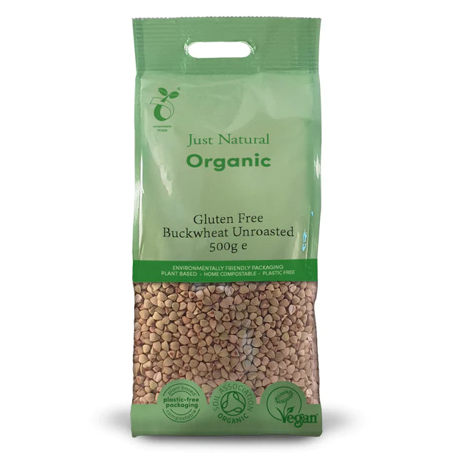 Just Natural Organic Gluten Free Unroasted Buckwheat