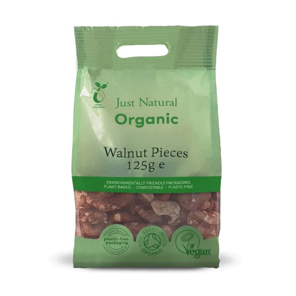 Just Natural Organic Walnut Pieces, Buy Walnuts Online | Ratton Pantry