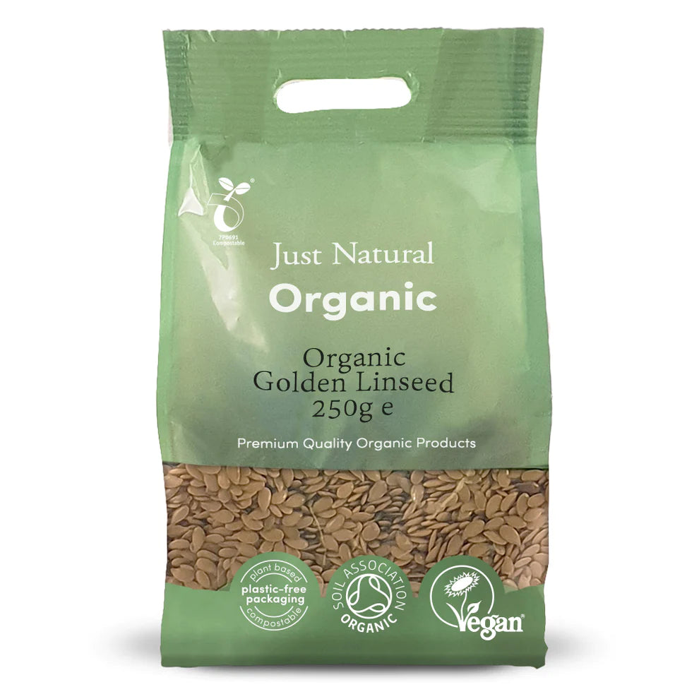 Just Natural Organic Golden Linseed (Flaxseed)