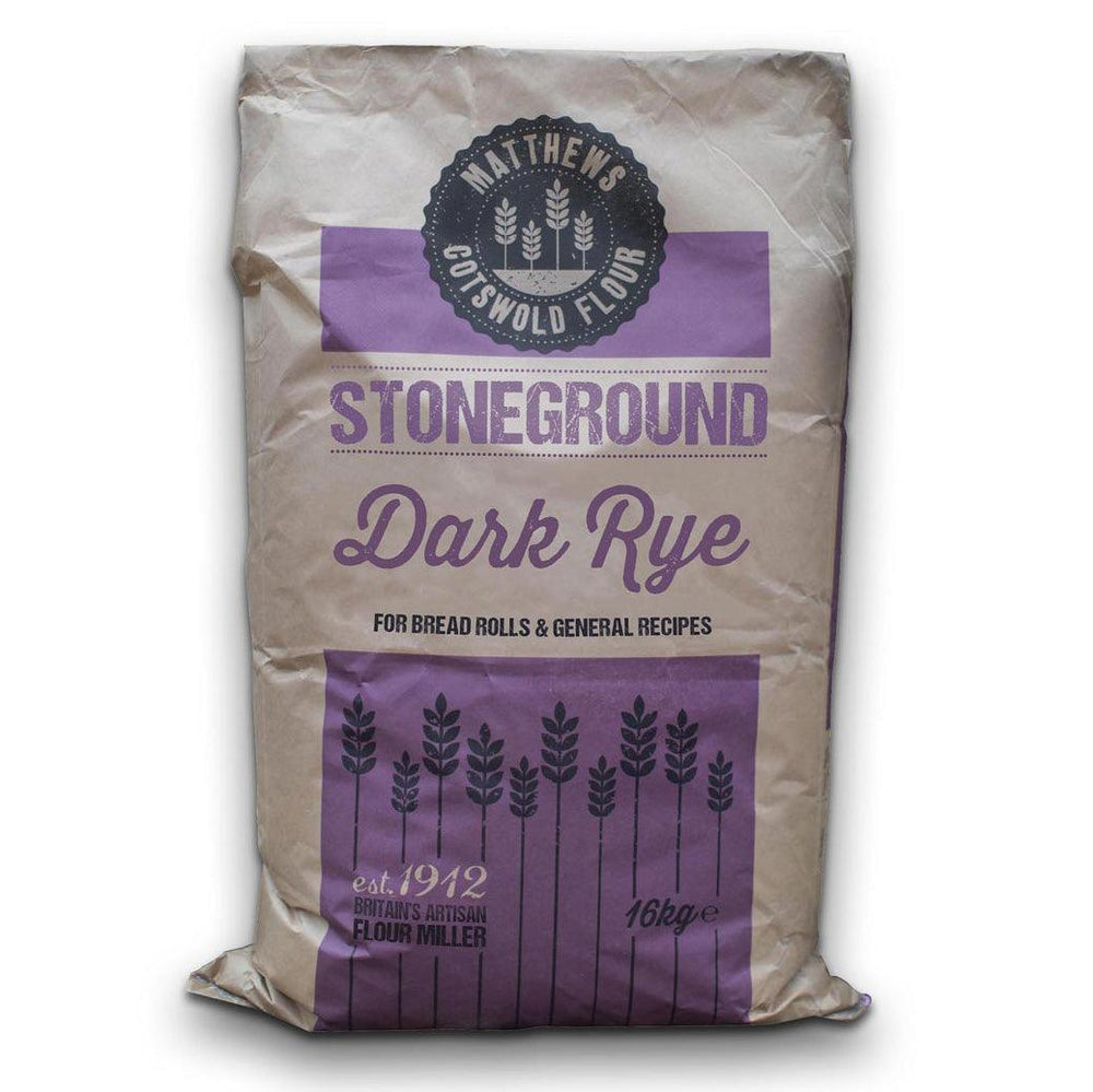 Matthews Cotswold Stoneground Light & Dark Rye Flour 16kg - Ratton Pantry
