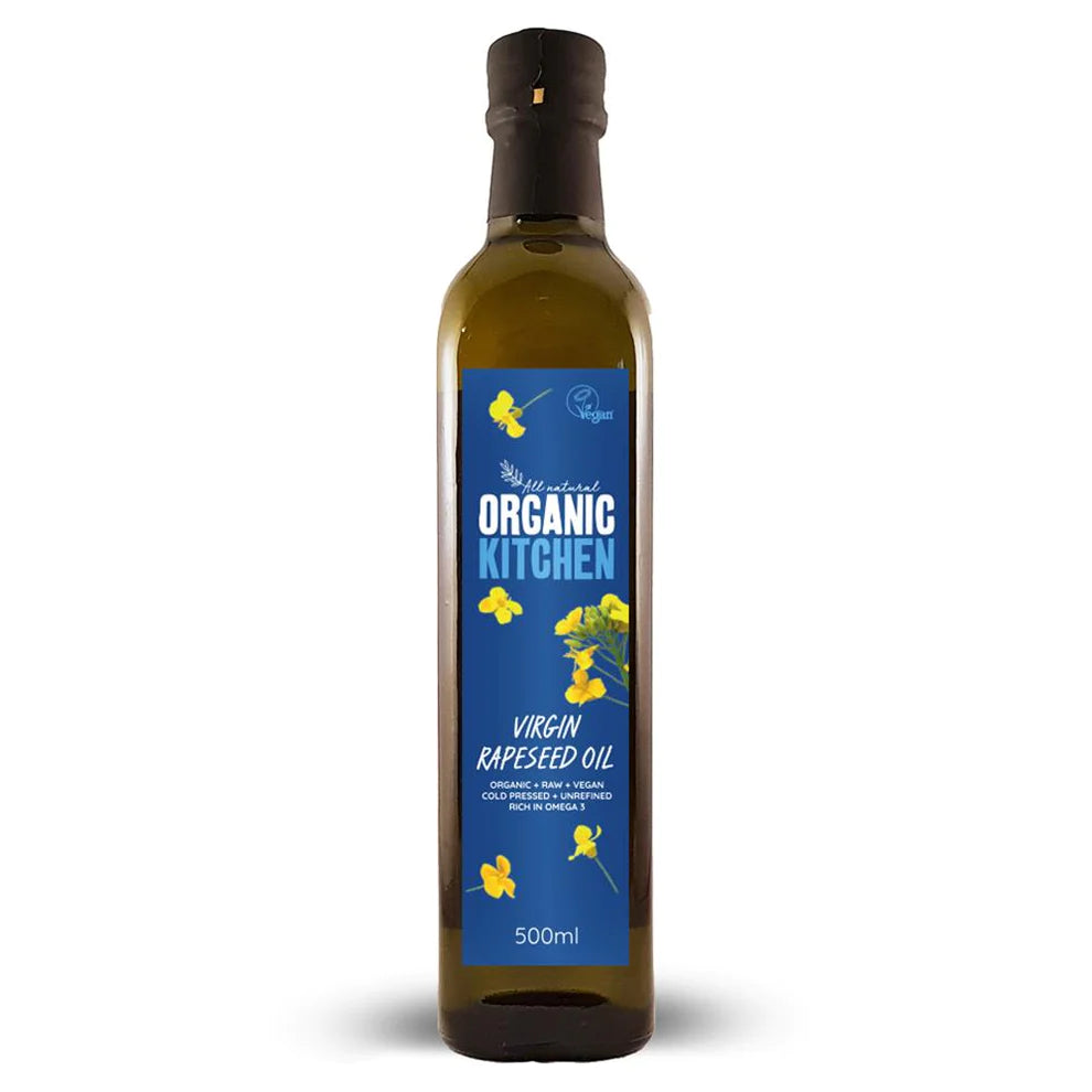 Organic Kitchen Organic Cold Pressed Virgin Rapeseed Oil - 500ml