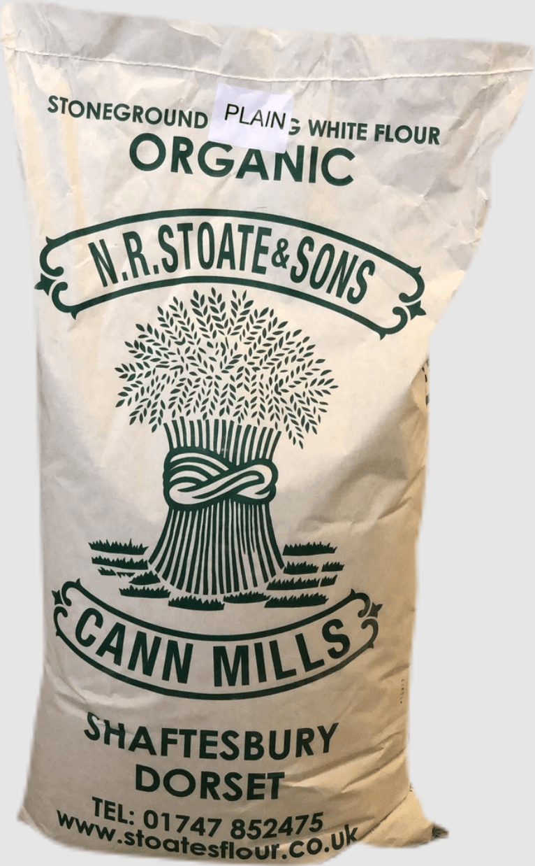 Stoates Organic Stoneground Plain White Flour - Ratton Pantry