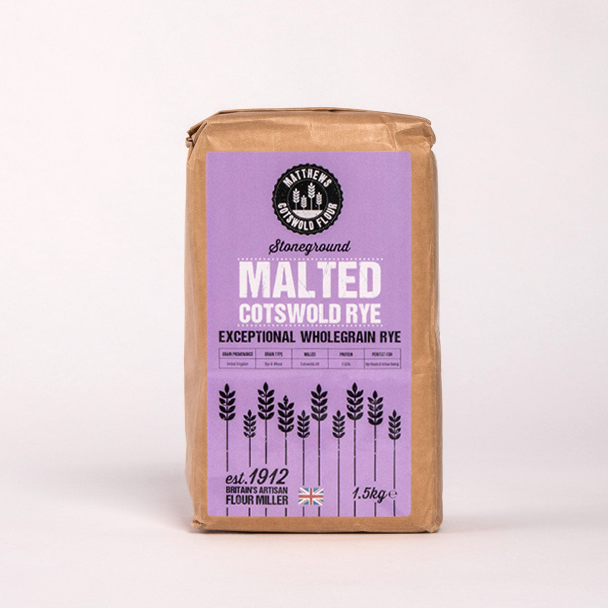 Matthews Cotswold Stoneground Malted Cotswold Rye Flour Ratton Pantry