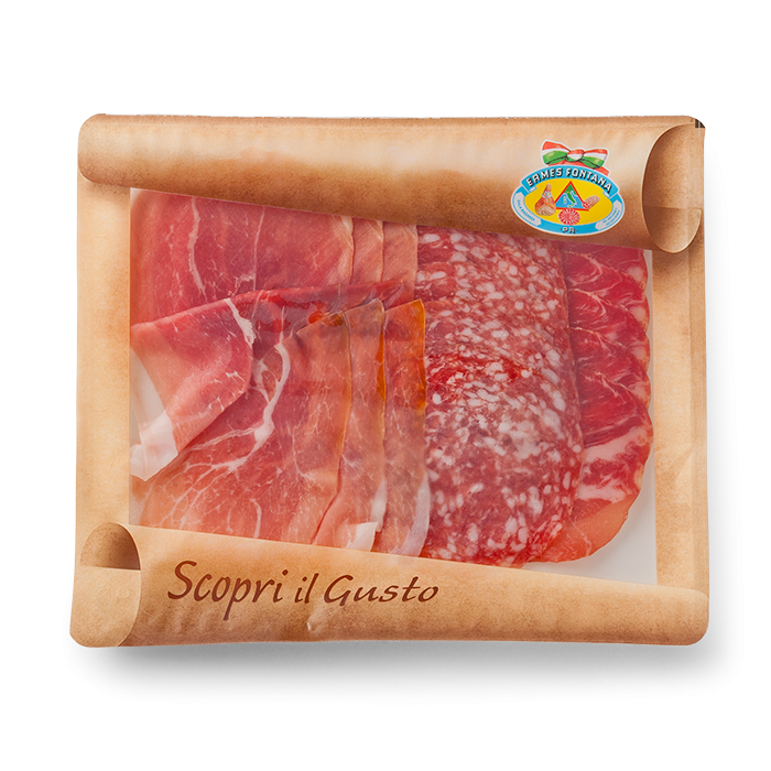 Ermes Fontana Antipasto - Sliced Mixed Charcuterie Meats