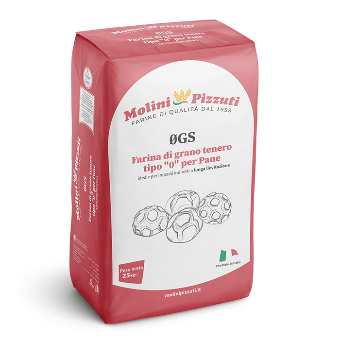 Molini Pizzuti Italian Wheat Bread Flour Tipo "0" - 25kg - Ratton Pantry