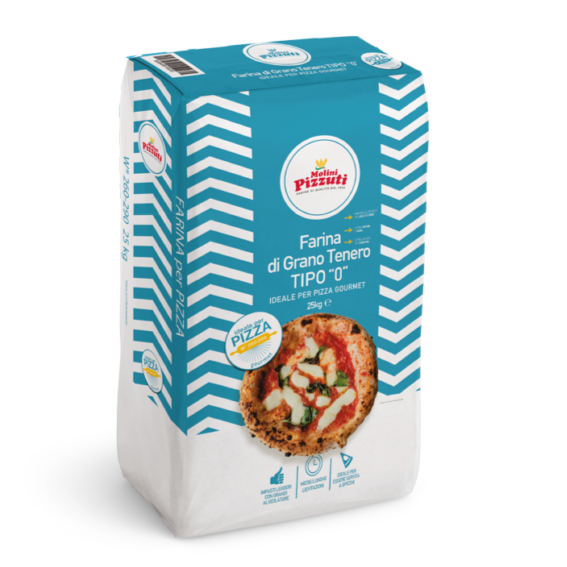 Molini Pizzuti Gourmet Pizza Line Blue Bag GOLD Italian Flour Tipo "0"