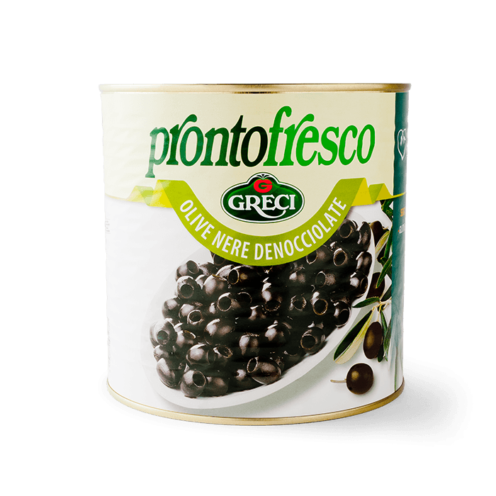 Greci Black Pitted Olives - 2.6kg - Ratton Pantry