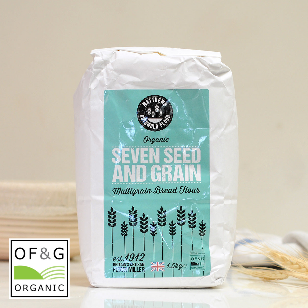 Matthews Cotswold Organic Seven Seed & Grain Bread Flour 1.5kg, 4.5kg, 7.5kg