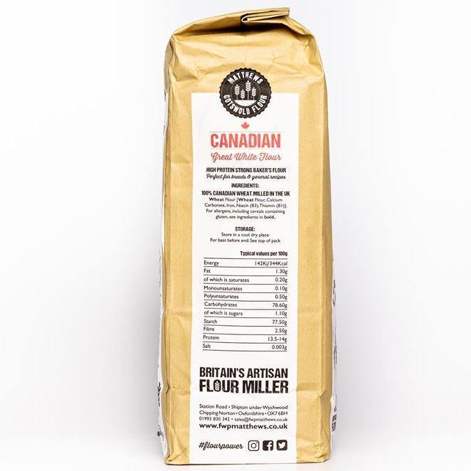 Matthews Cotswold 100% Canadian Great White Flour 1.5kg & 4.5kg - Ratton Pantry