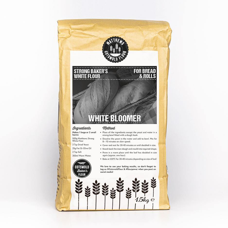 Matthews Cotswold Strong White Bread Flour 1.5kg, 4.5kg & 7.5kg
