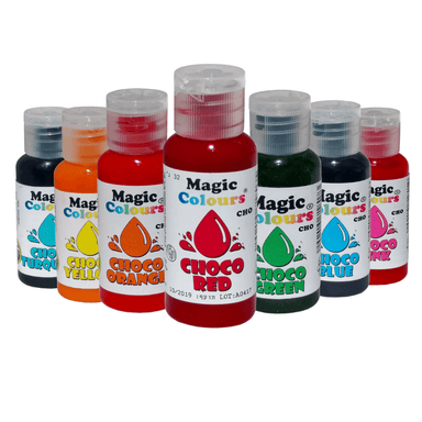 Magic Colours® Edible Gel Chocolate Food Colouring 32g - All Colours - Ratton Pantry