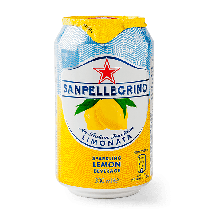 San Pellegrino Limonata Lemon 24 x 330ml Can Pack - Ratton Pantry