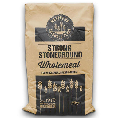 Matthews Cotswold Stoneground Strong Wholemeal Flour 16kg - Ratton Pantry
