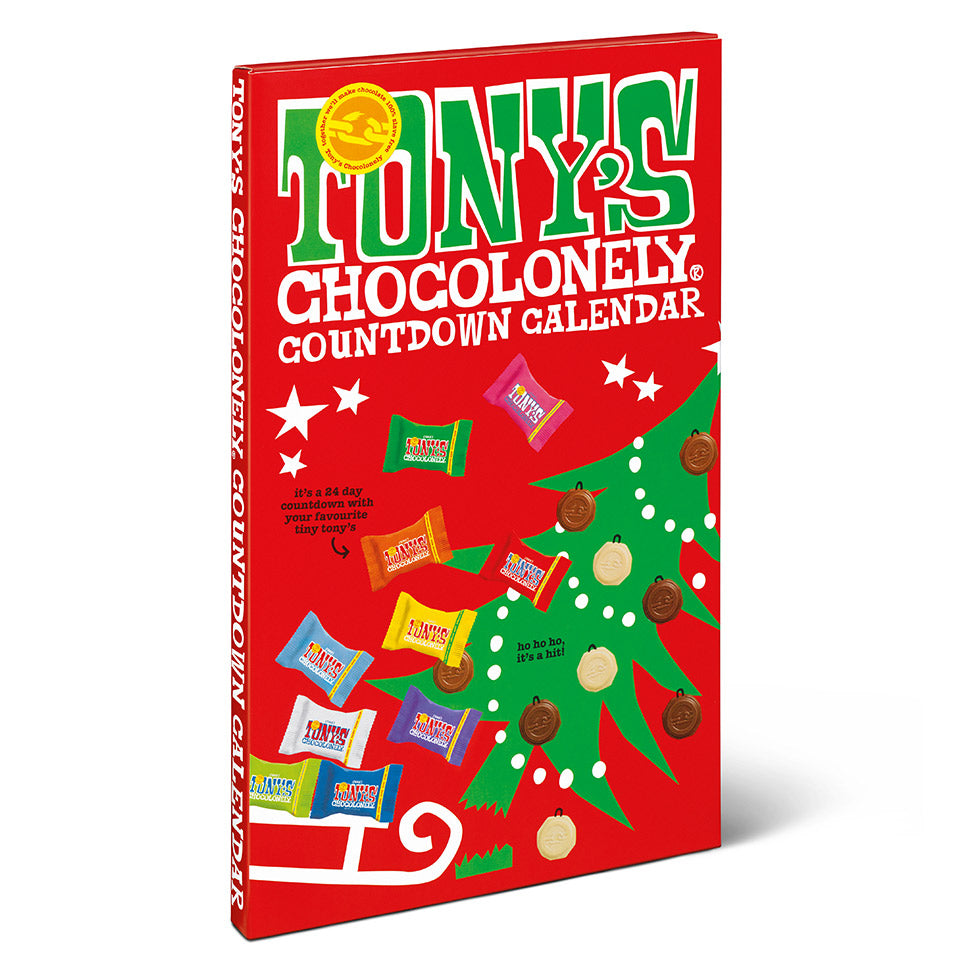 Tony's Chocolonely Countdown Advent Calendar 2023 - 225g
