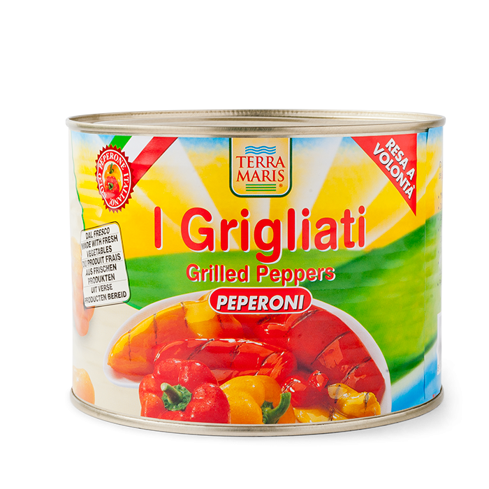 Terramaris Grilled Peppers - 2kg