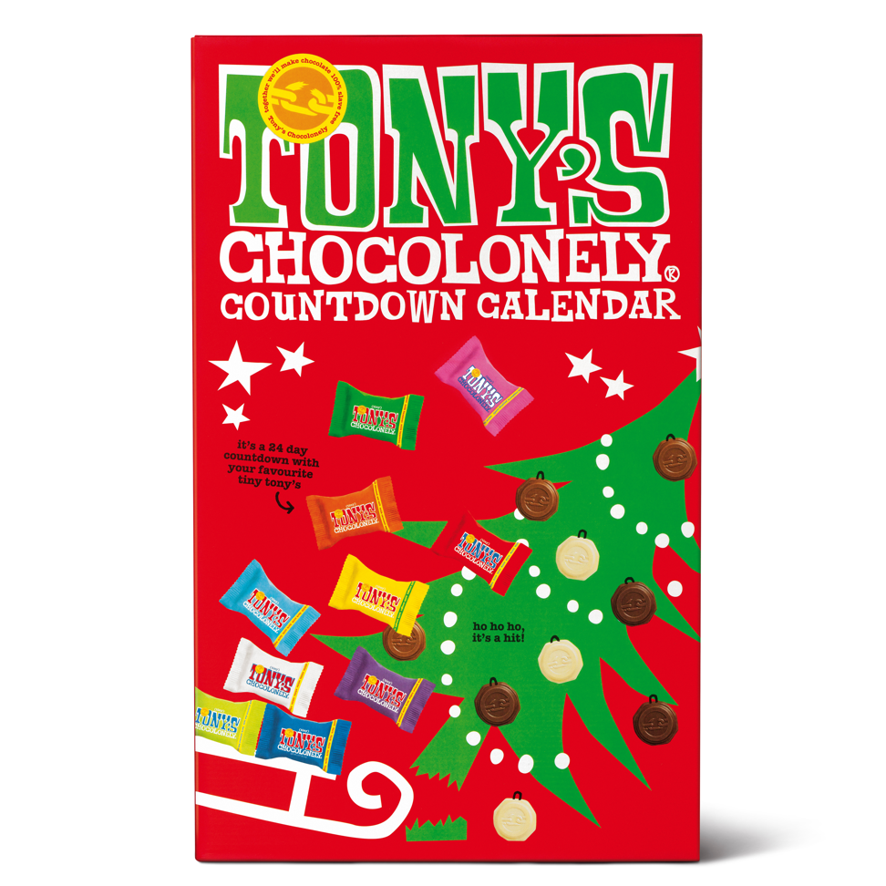 Tony's Chocolonely Countdown Advent Calendar 2023 - 225g